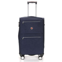 Nylon Soft 4 Wheels Built-in Trolley Travel Bag